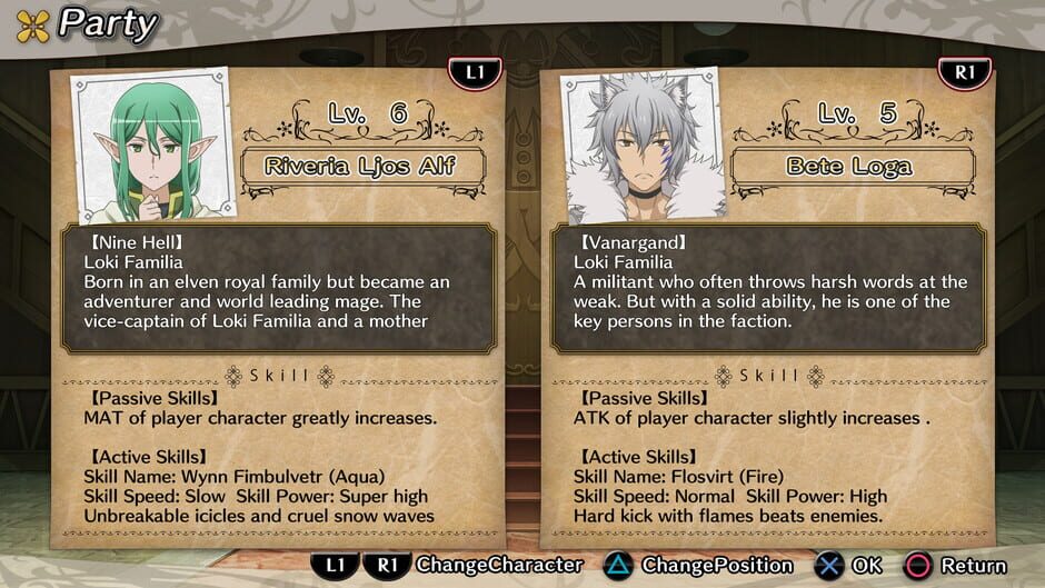 Capture d’Is It Wrong to Try to Pick Up Girls in a Dungeon? Infinite Combate
