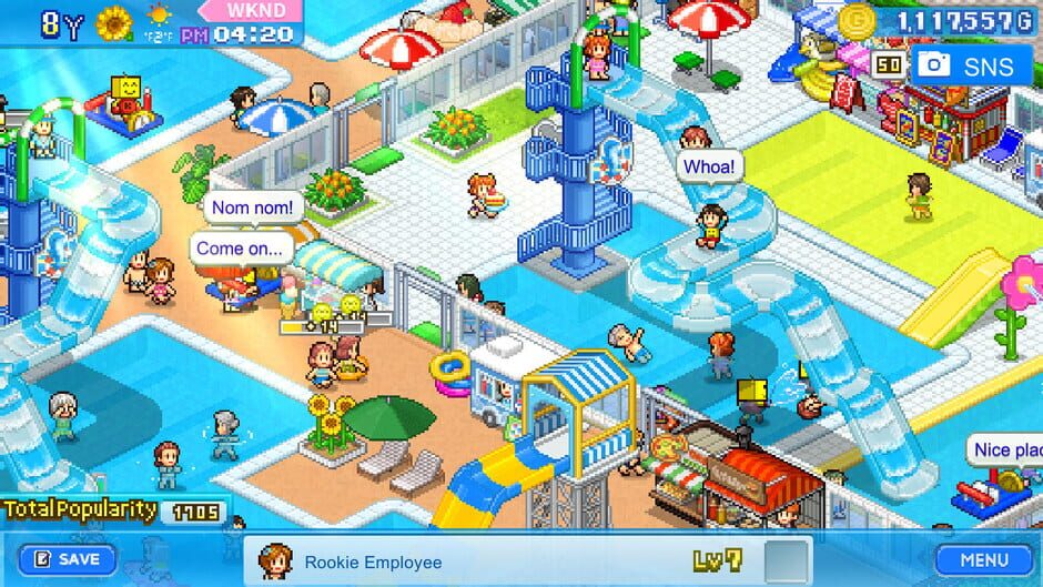 Capture de Pool Slide Story
