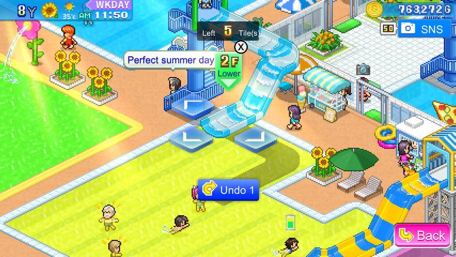 Capture de Pool Slide Story