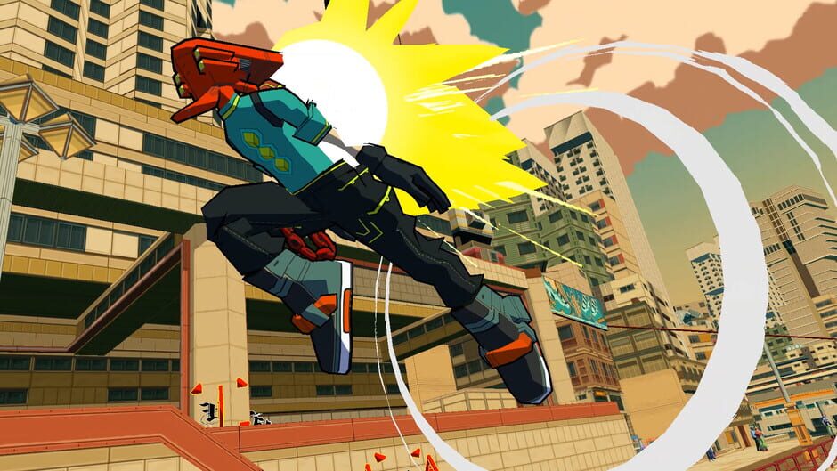 Capture de Bomb Rush Cyberfunk