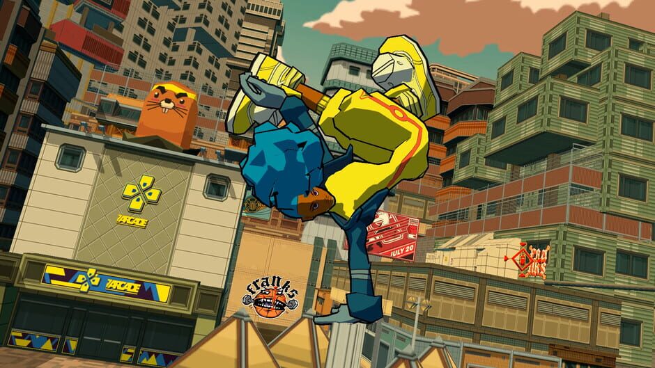 Capture de Bomb Rush Cyberfunk