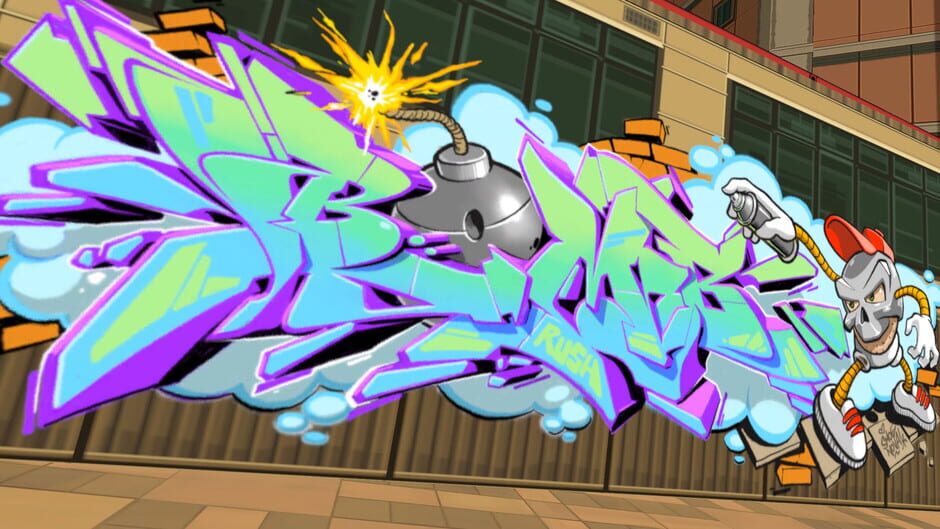 Capture de Bomb Rush Cyberfunk