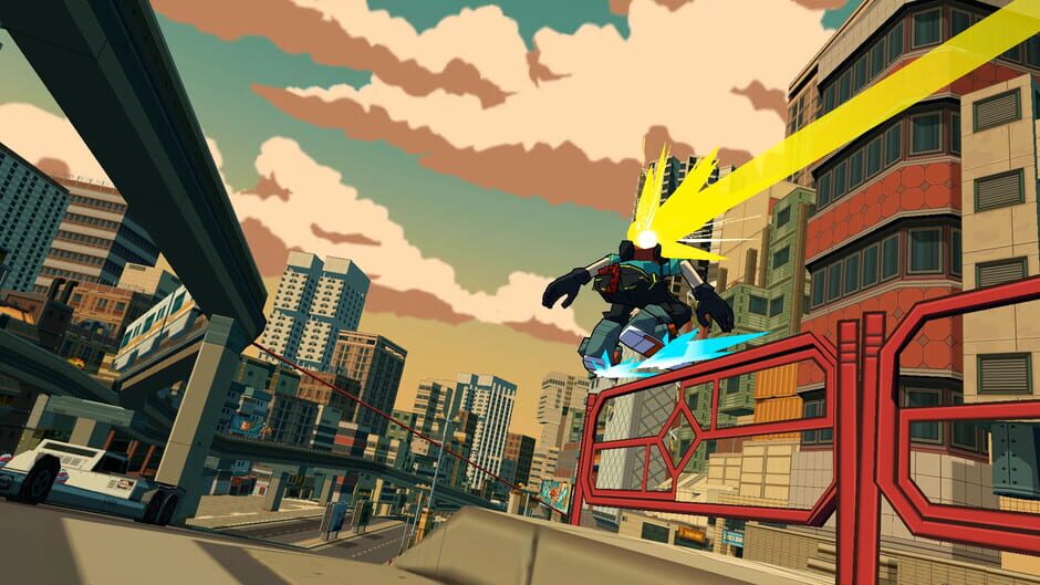 Capture de Bomb Rush Cyberfunk