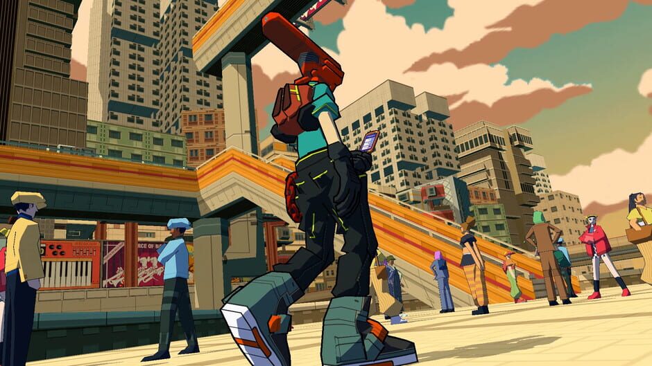 Capture de Bomb Rush Cyberfunk