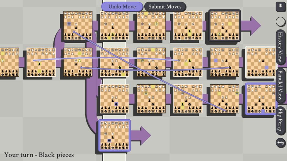 Capture de 5D Chess With Multiverse Time Travel