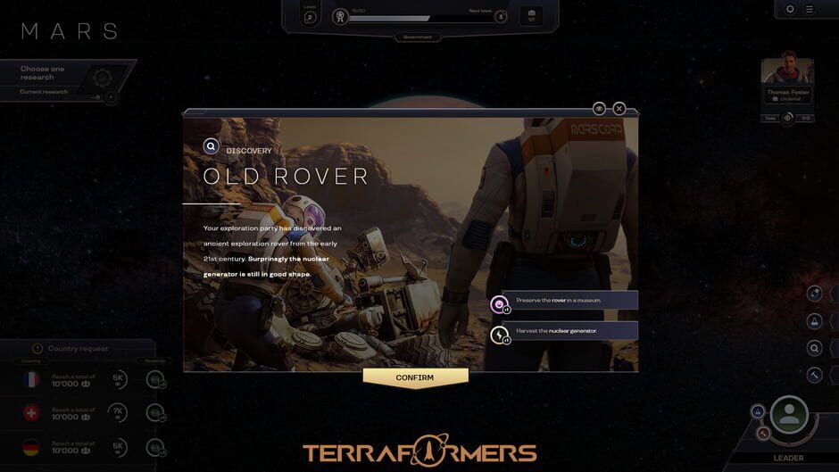 Capture de Terraformers