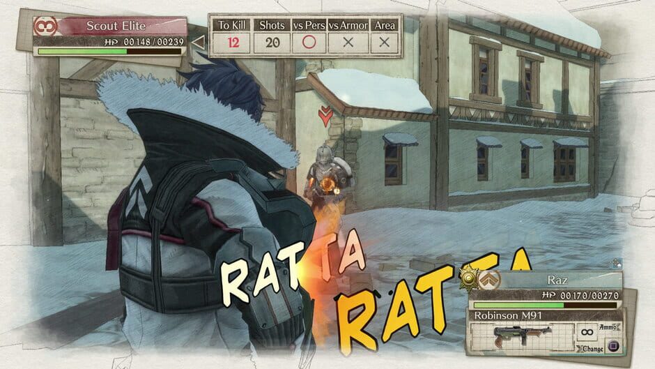 Capture de Valkyria Chronicles 4