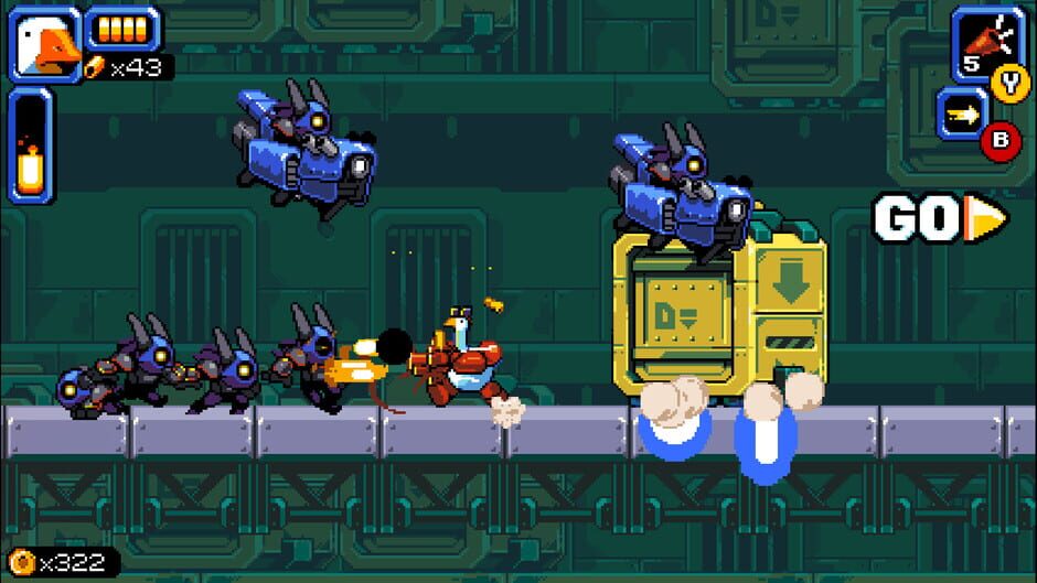 Capture de Mighty Goose