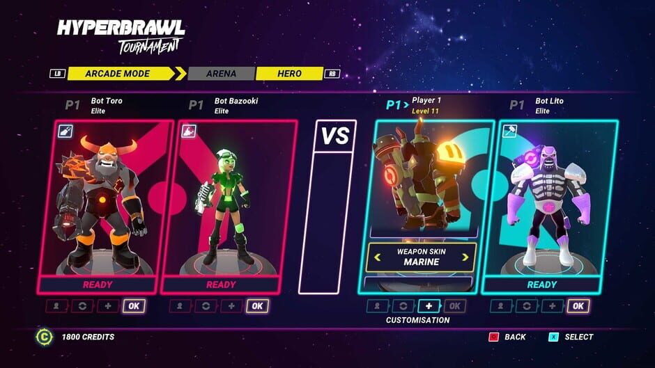 Capture de HyperBrawl Tournament