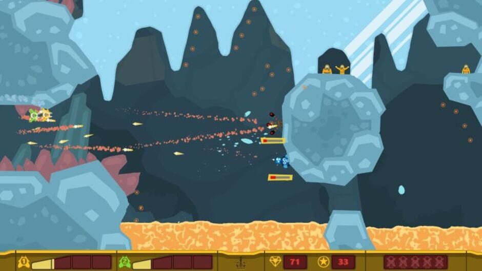 Capture de PixelJunk Shooter