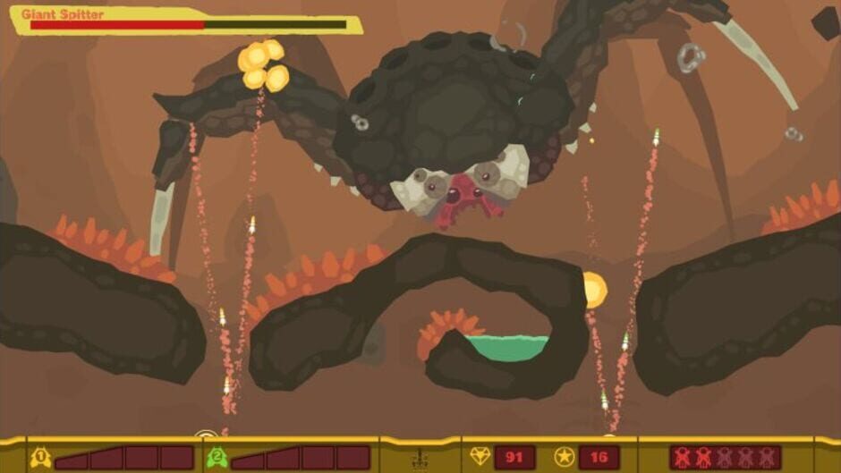 Capture de PixelJunk Shooter