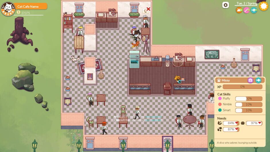 Capture de Cat Cafe Manager