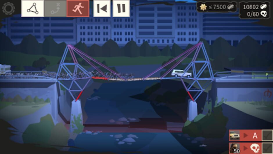Capture de Bridge Constructor: The Walking Dead
