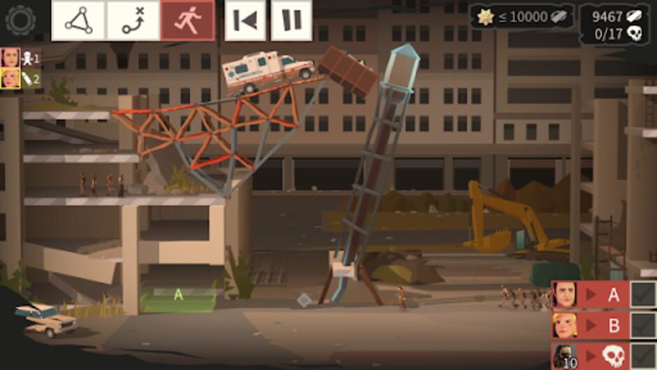 Capture de Bridge Constructor: The Walking Dead