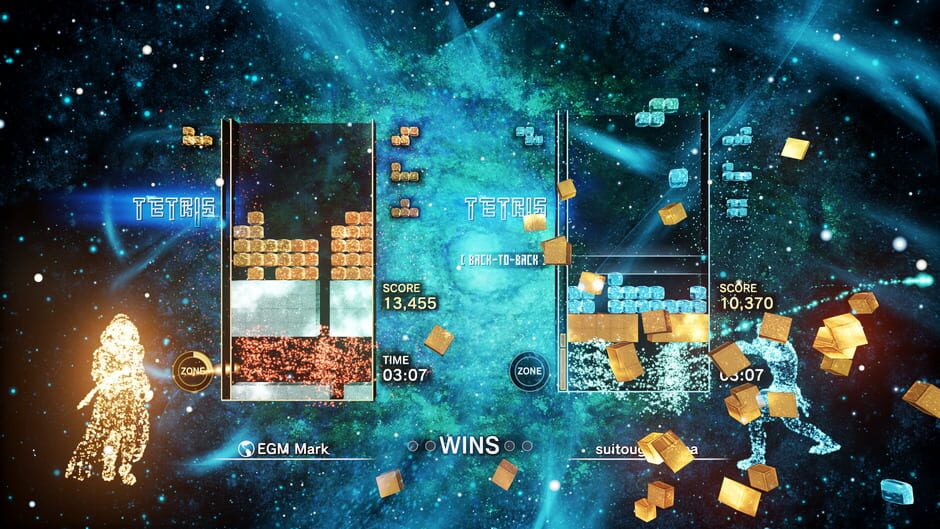 Capture de Tetris Effect: Connected