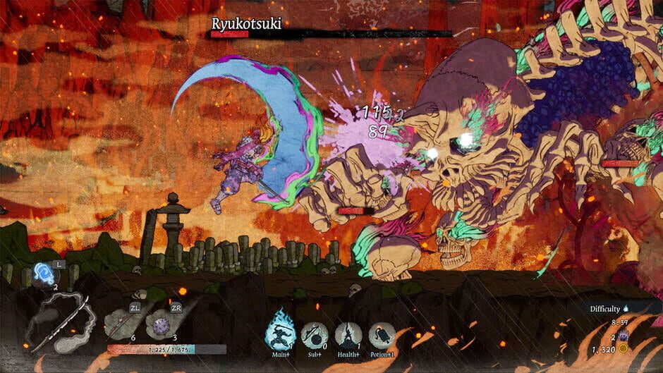 Capture de GetsuFumaDen: Undying Moon
