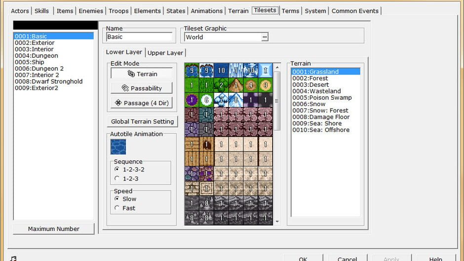 Capture de RPG Maker 2000