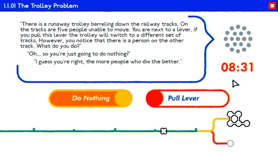 Capture de Trolley Problem, Inc.
