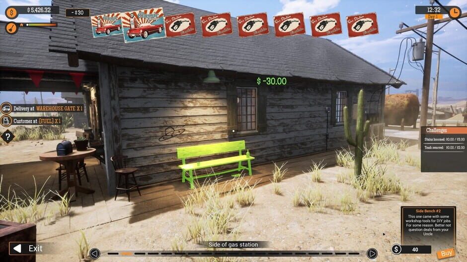 Capture de Gas Station Simulator