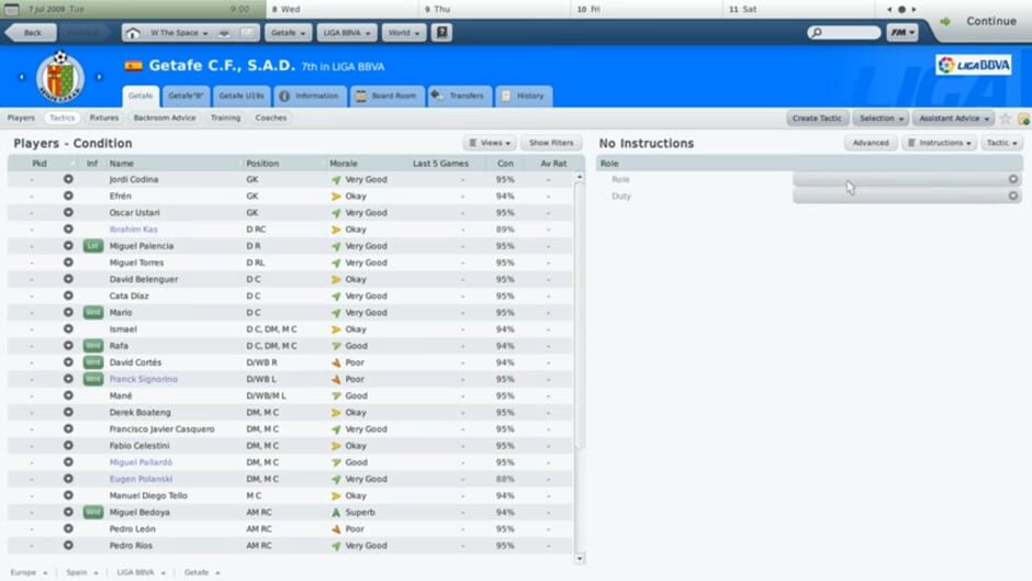 Capture de Football Manager 2010