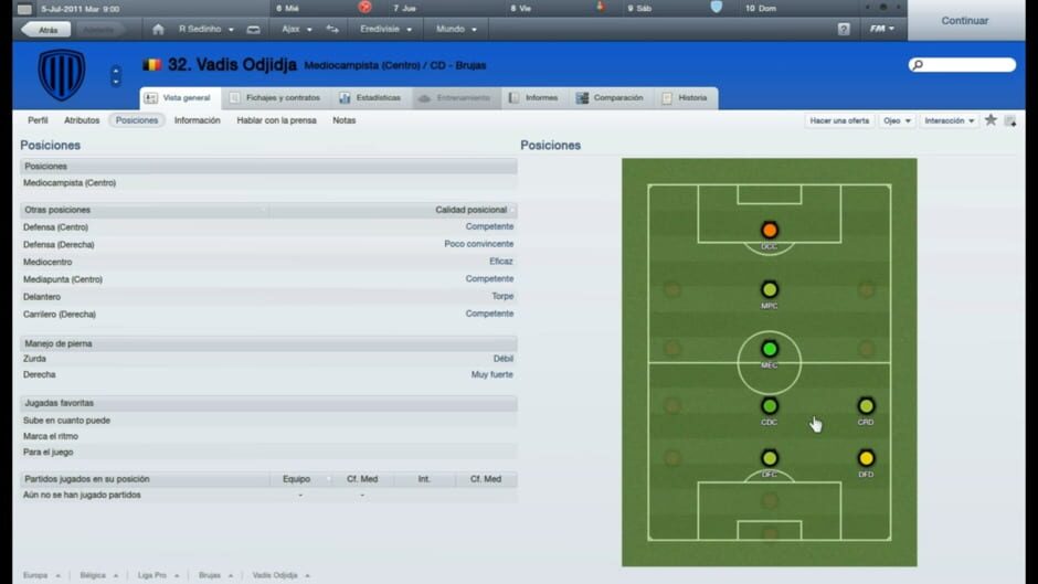 Capture de Football Manager 2012