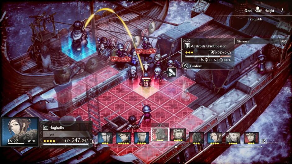 Capture de Triangle Strategy
