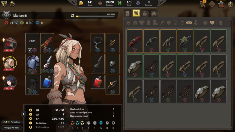 Capture de Gordian Quest