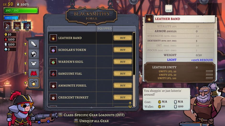 Capture de Rogue Legacy 2
