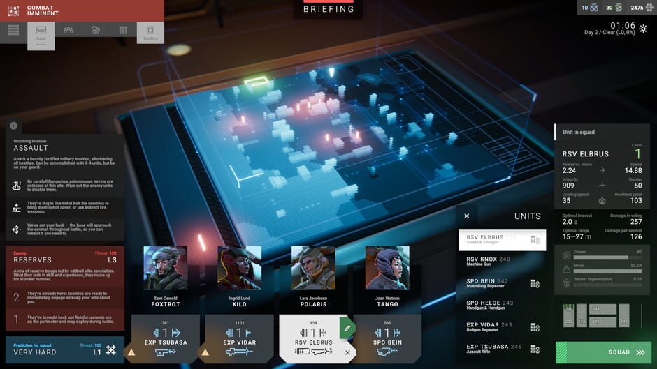 Capture de Phantom Brigade