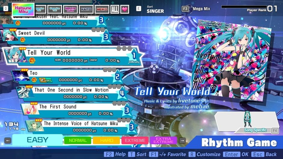 Capture de Hatsune Miku: Project Diva Mega Mix+