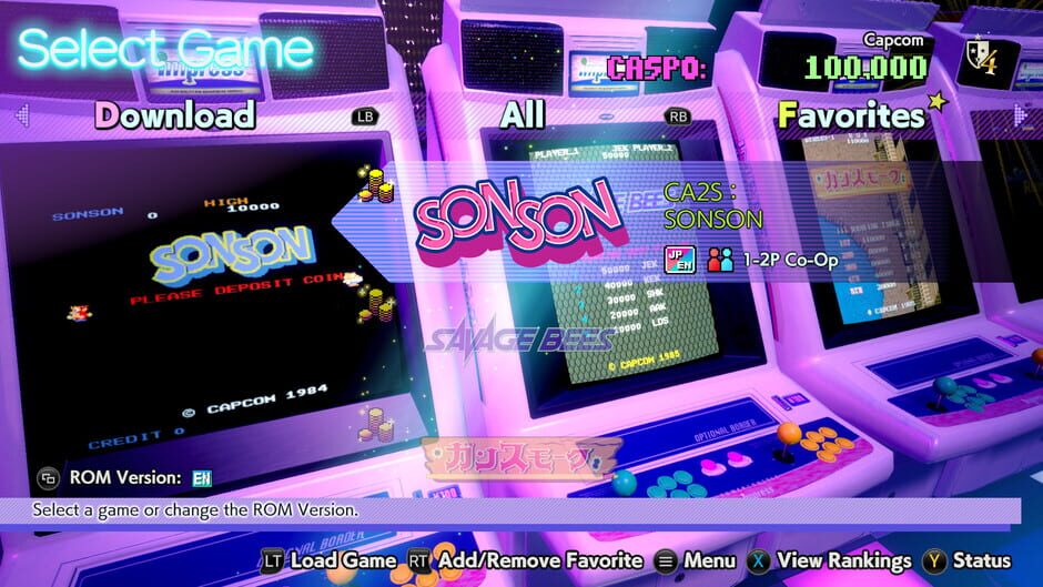 Capture de Capcom Arcade 2nd Stadium