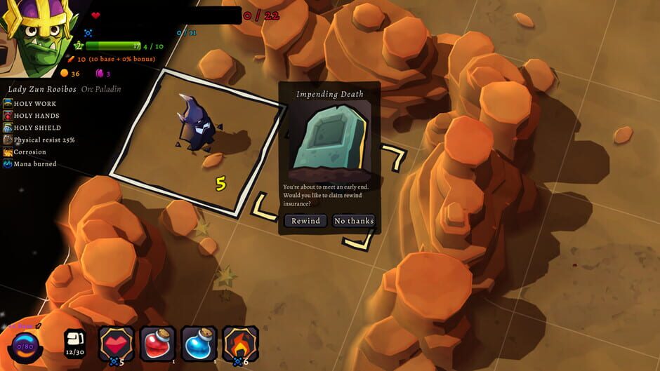 Capture de Desktop Dungeons: Rewind