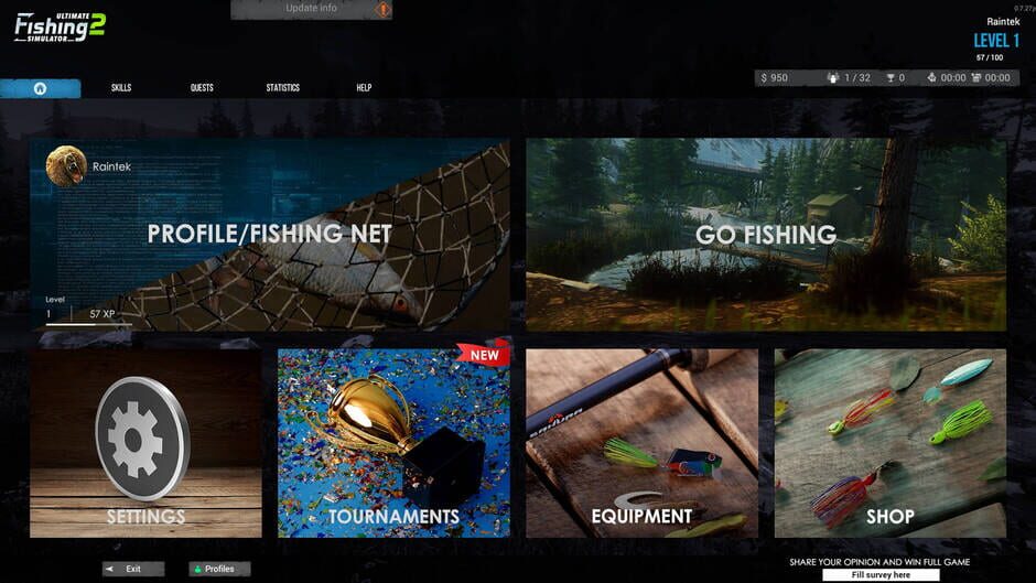 Capture d’Ultimate Fishing Simulator 2