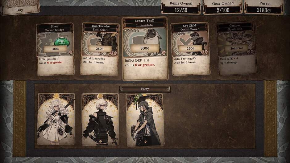 Capture de Voice of Cards: The Beasts of Burden