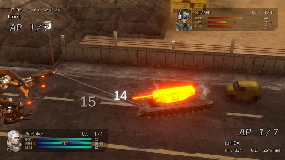 Capture de Front Mission 2: Remake
