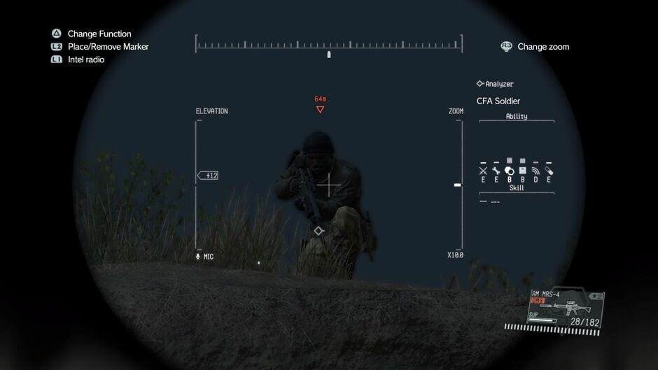 Capture de Metal Gear Solid V: The Phantom Pain