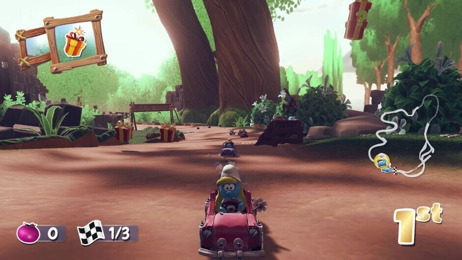 Capture de Smurfs Kart
