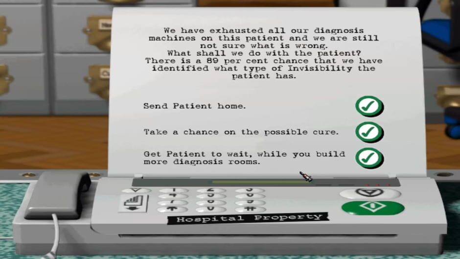 Capture de Theme Hospital