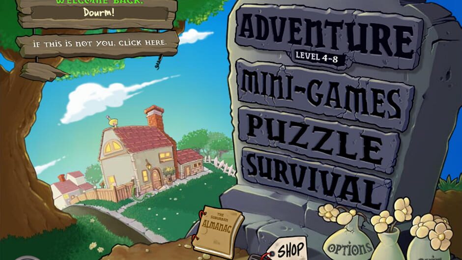 Capture de Plants vs. Zombies