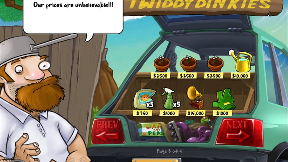 Capture de Plants vs. Zombies
