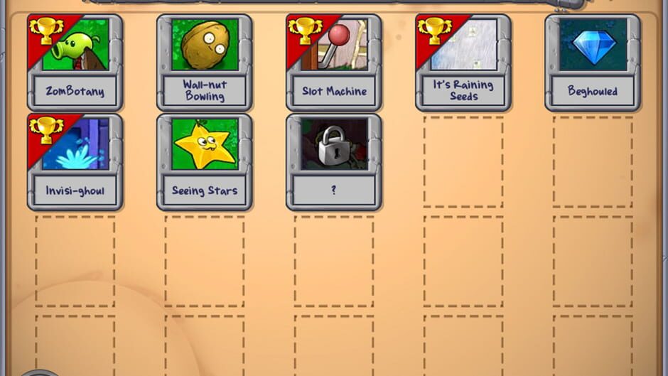 Capture de Plants vs. Zombies