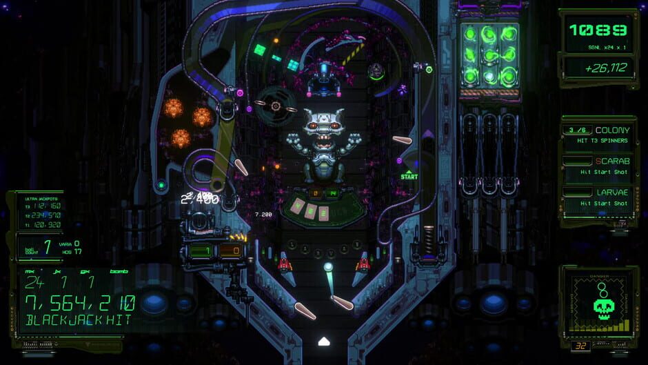 Capture de Xenotilt: Hostile Pinball Action