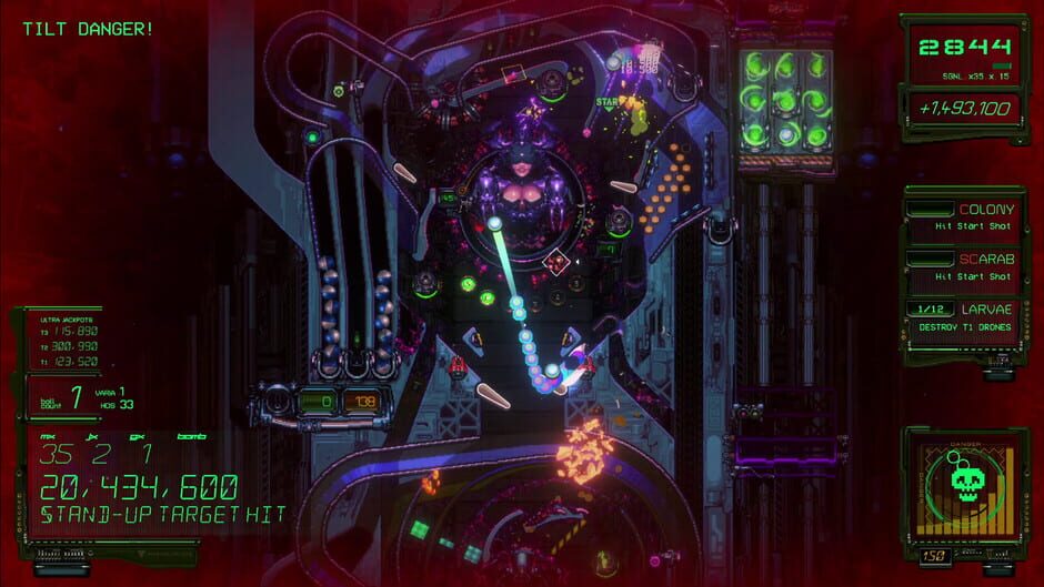 Capture de Xenotilt: Hostile Pinball Action