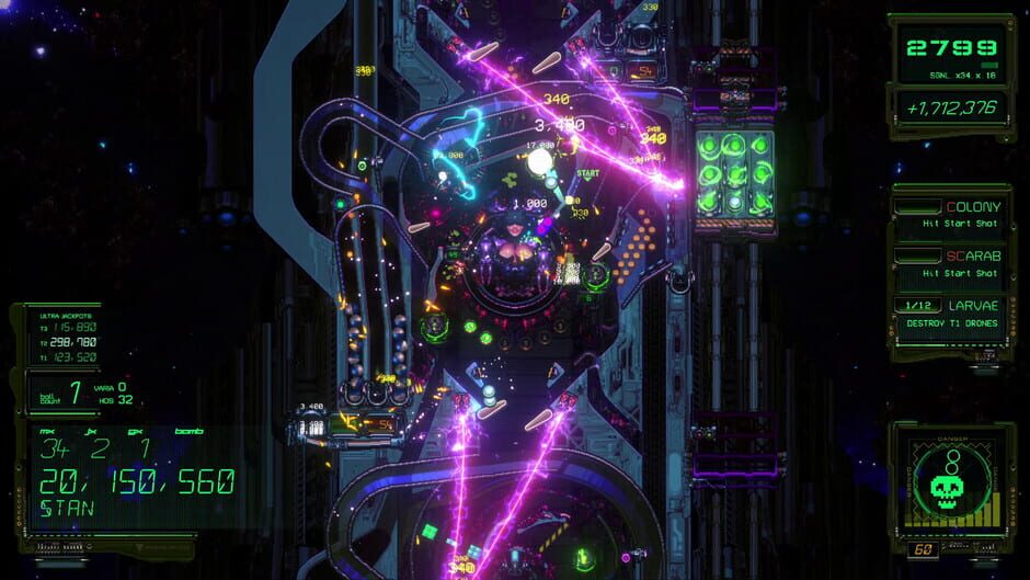 Capture de Xenotilt: Hostile Pinball Action