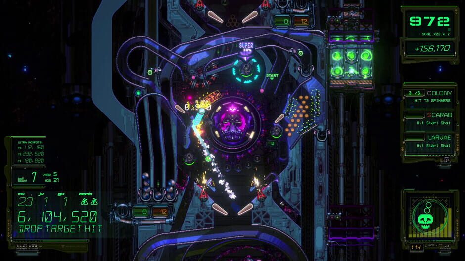 Capture de Xenotilt: Hostile Pinball Action