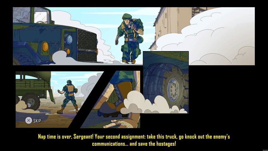 Capture d’Operation Wolf Returns: First Mission