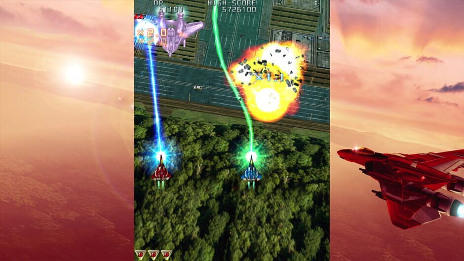Capture de Raiden III x Mikado Maniax