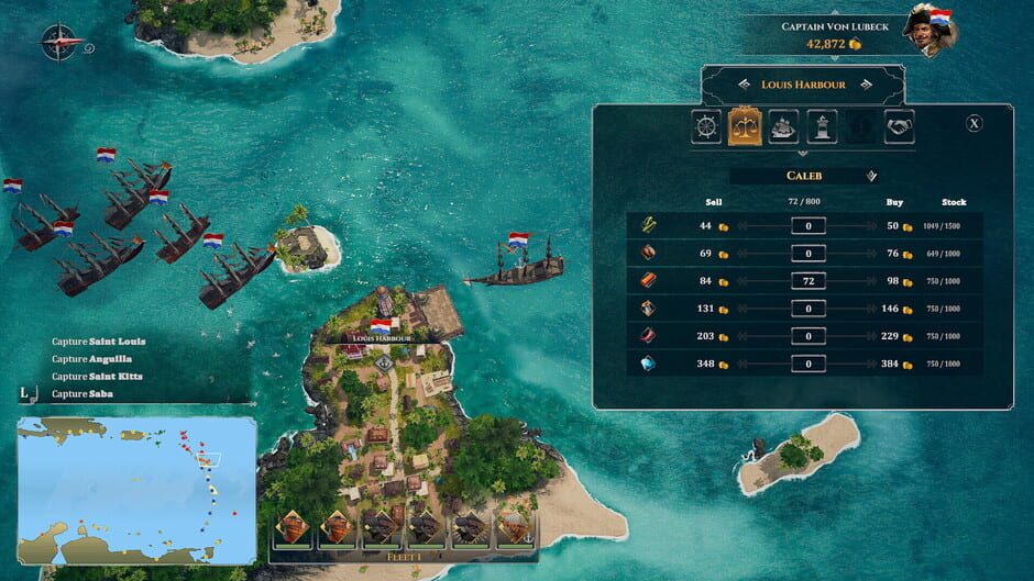 Capture de Corsairs: Battle of the Caribbean