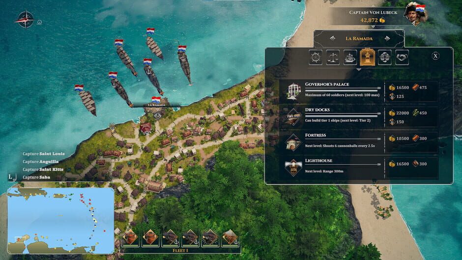 Capture de Corsairs: Battle of the Caribbean