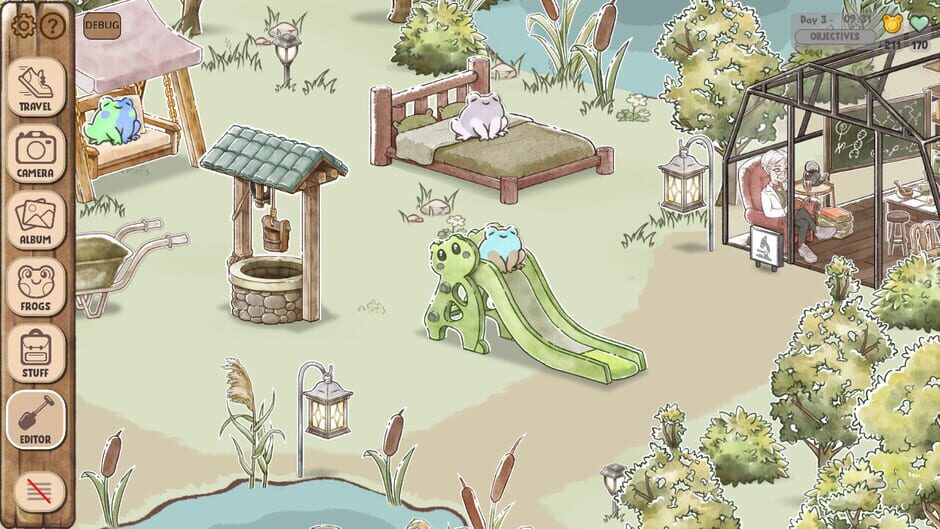 Capture de Kamaeru: A Frog Refuge